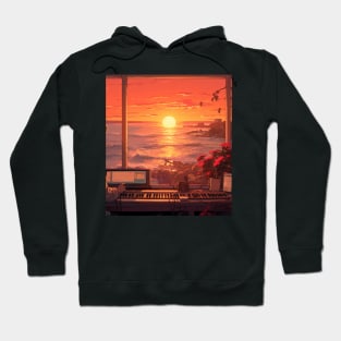 Lofi Girl DJ Sunset Hoodie